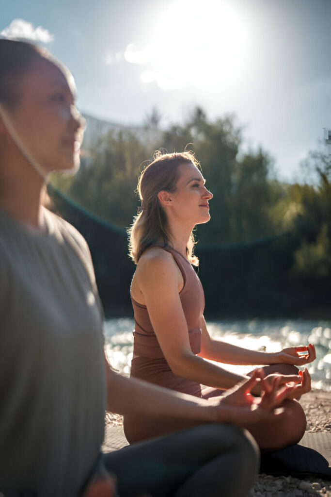 Spiritual life coach guiding a client | Woman meditating in nature | Soulful retreat group in Mexico City | Healing energy session with Sonal Bhatia | Peaceful sunrise during a retreat | Journaling for self-reflection | Cozy retreat setup with candles | Woman embracing personal growth | Calm moment of mindfulne